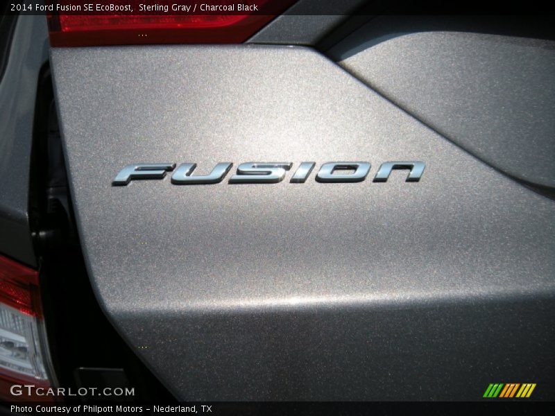 Sterling Gray / Charcoal Black 2014 Ford Fusion SE EcoBoost