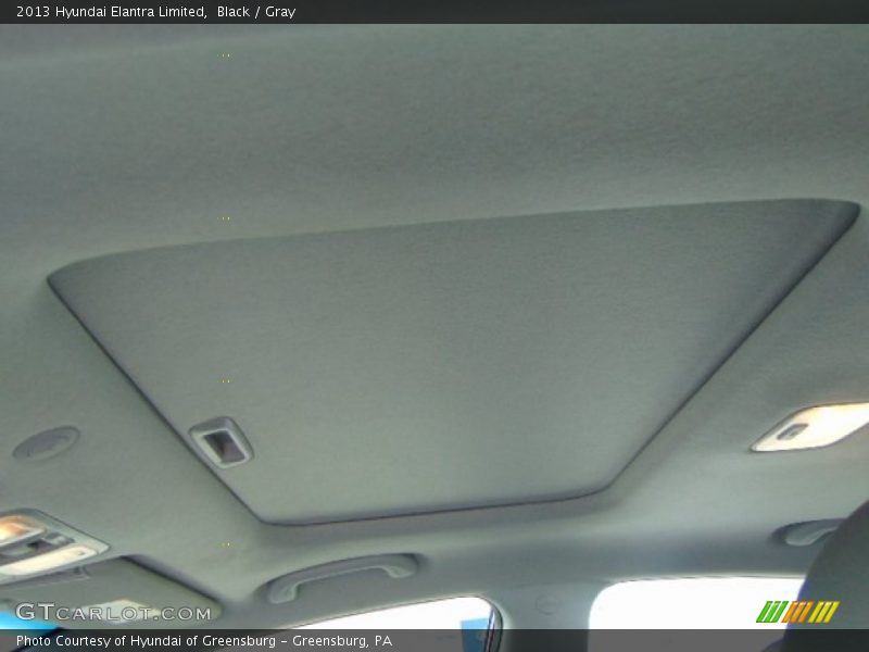 Black / Gray 2013 Hyundai Elantra Limited