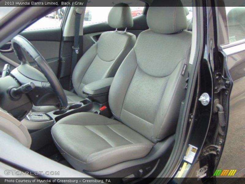 Black / Gray 2013 Hyundai Elantra Limited