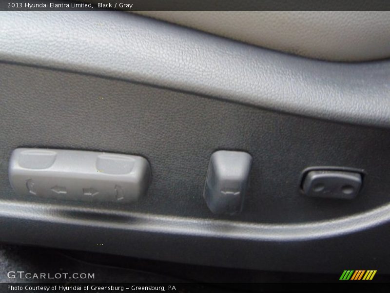 Black / Gray 2013 Hyundai Elantra Limited