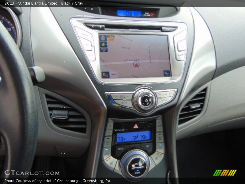 Black / Gray 2013 Hyundai Elantra Limited