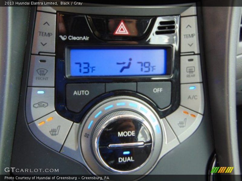 Black / Gray 2013 Hyundai Elantra Limited