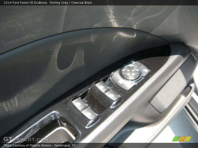 Sterling Gray / Charcoal Black 2014 Ford Fusion SE EcoBoost