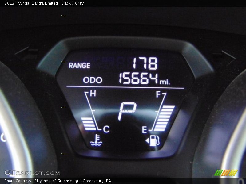 Black / Gray 2013 Hyundai Elantra Limited