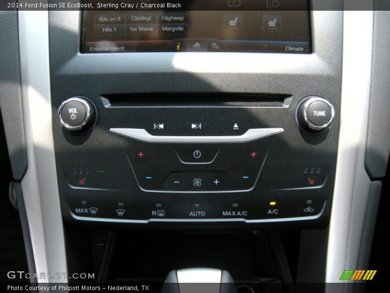 Sterling Gray / Charcoal Black 2014 Ford Fusion SE EcoBoost