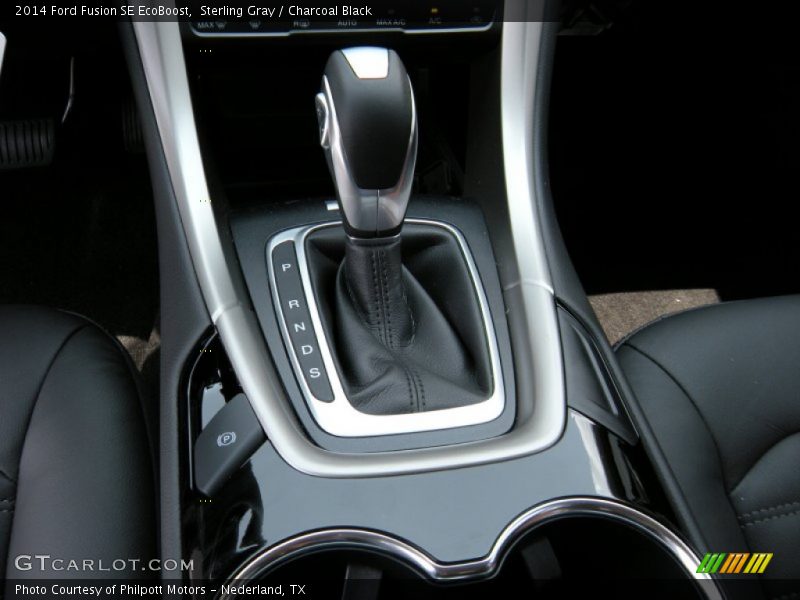Sterling Gray / Charcoal Black 2014 Ford Fusion SE EcoBoost
