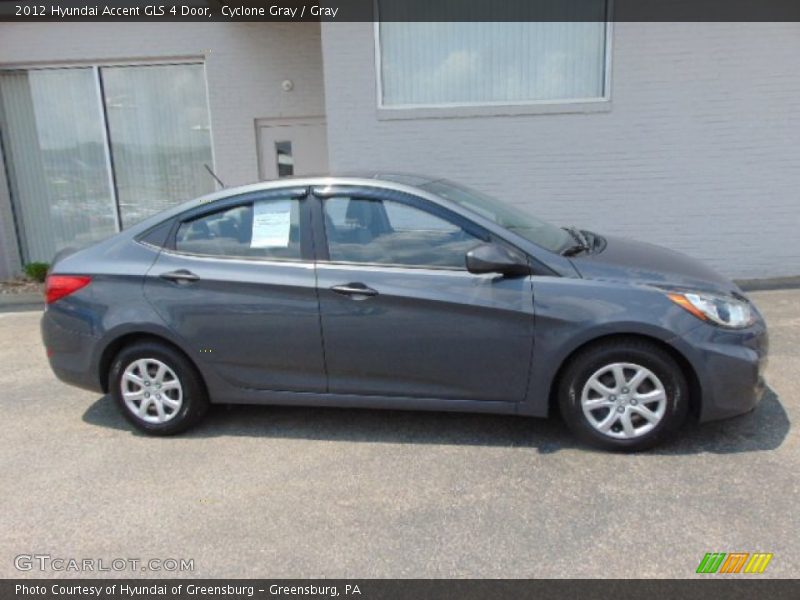 Cyclone Gray / Gray 2012 Hyundai Accent GLS 4 Door