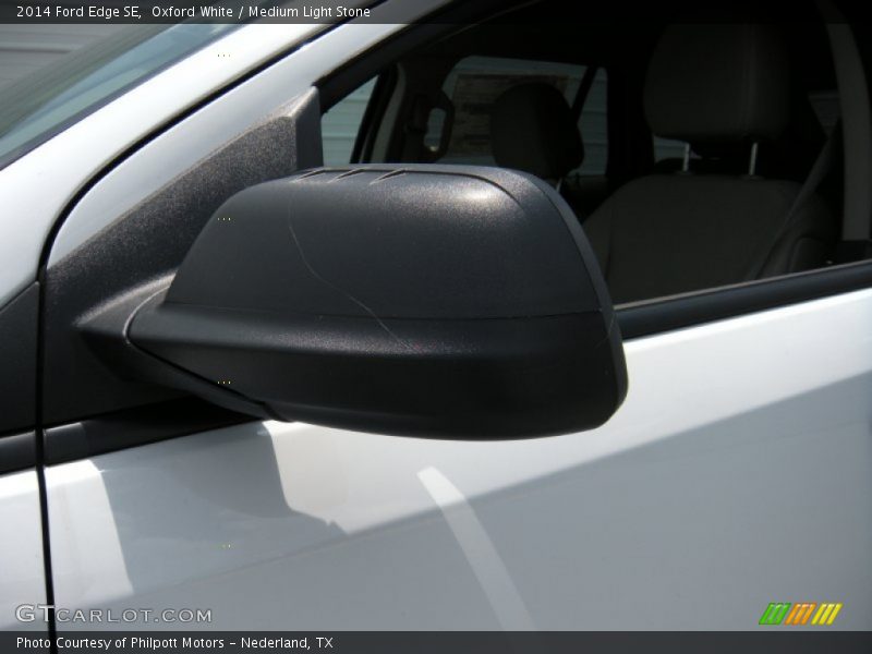 Oxford White / Medium Light Stone 2014 Ford Edge SE