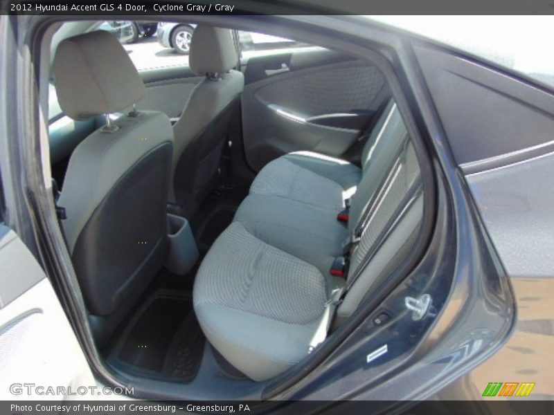 Cyclone Gray / Gray 2012 Hyundai Accent GLS 4 Door