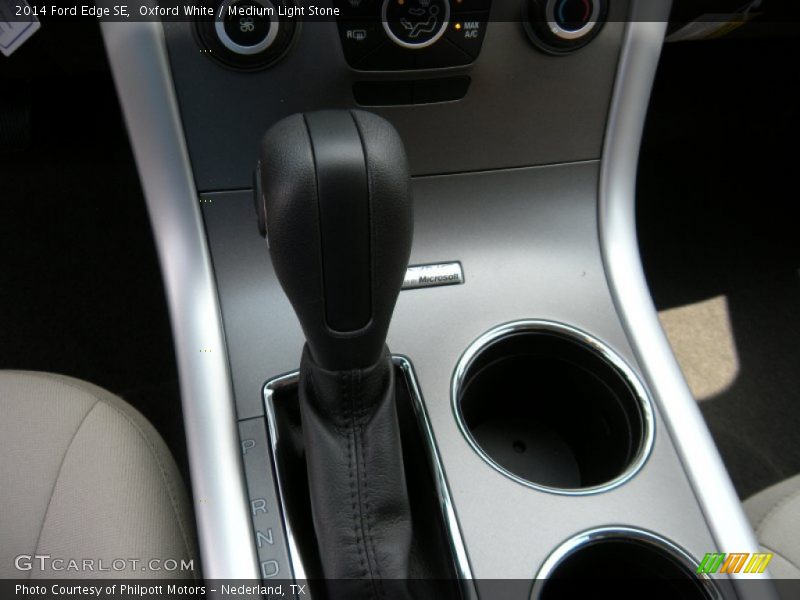 Oxford White / Medium Light Stone 2014 Ford Edge SE