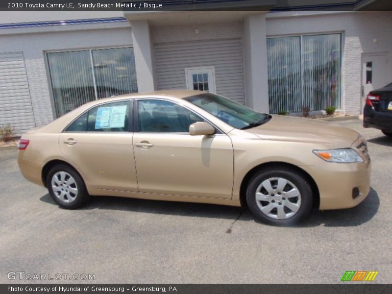 Sandy Beach Metallic / Bisque 2010 Toyota Camry LE
