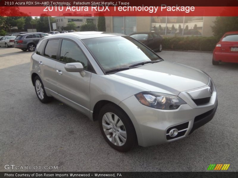 Palladium Silver Metallic / Taupe 2010 Acura RDX SH-AWD Technology