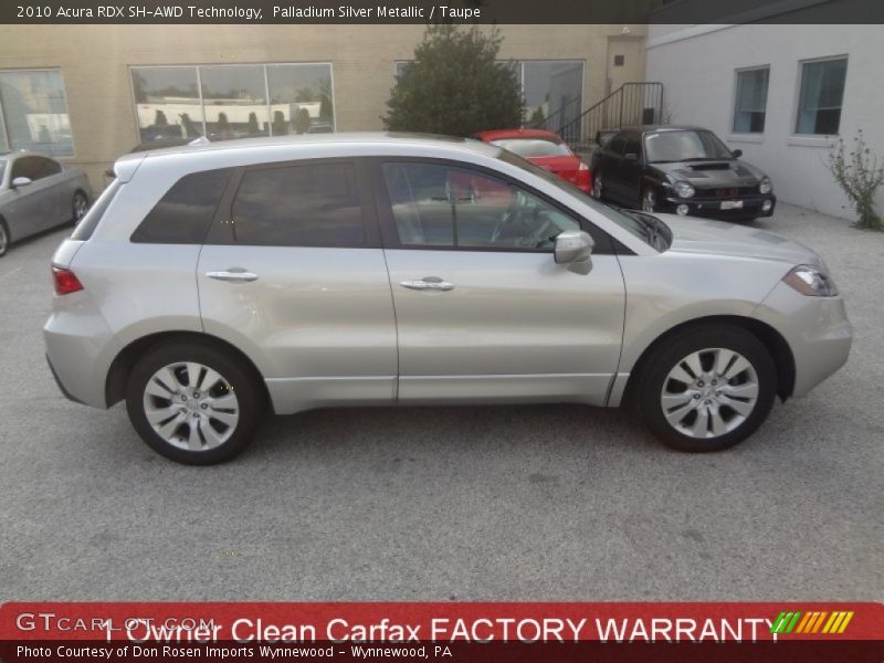 Palladium Silver Metallic / Taupe 2010 Acura RDX SH-AWD Technology