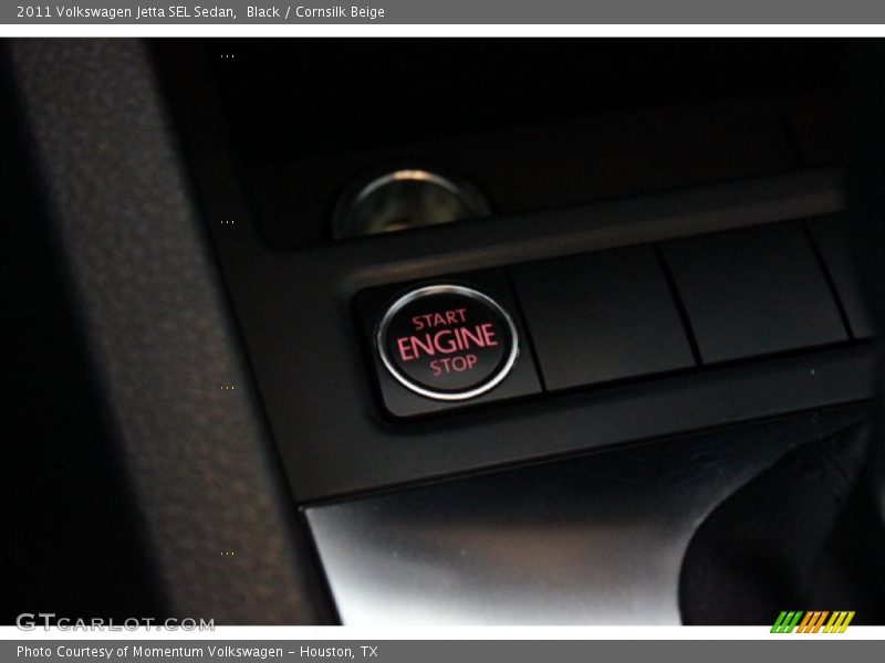 Black / Cornsilk Beige 2011 Volkswagen Jetta SEL Sedan