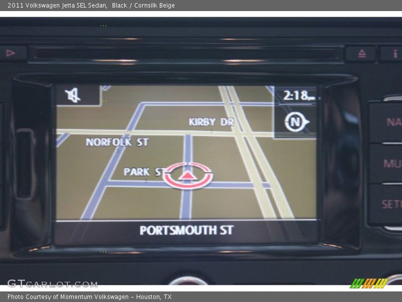 Black / Cornsilk Beige 2011 Volkswagen Jetta SEL Sedan