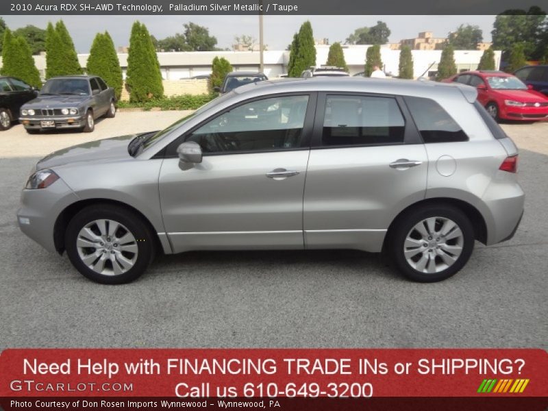 Palladium Silver Metallic / Taupe 2010 Acura RDX SH-AWD Technology