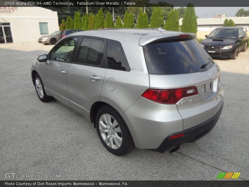 Palladium Silver Metallic / Taupe 2010 Acura RDX SH-AWD Technology