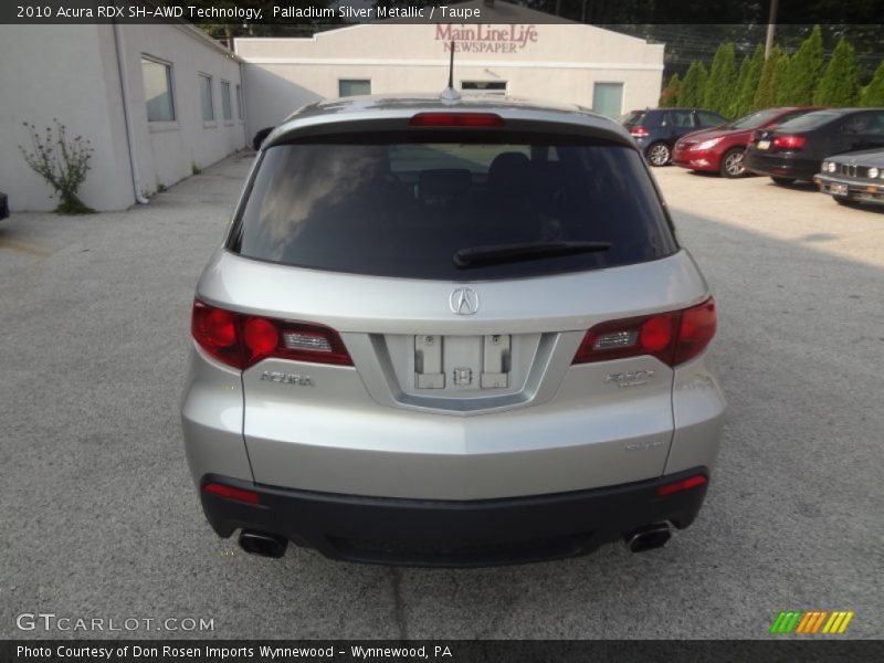 Palladium Silver Metallic / Taupe 2010 Acura RDX SH-AWD Technology