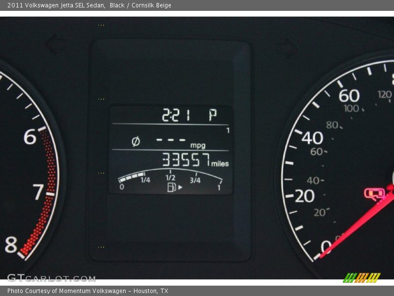 Black / Cornsilk Beige 2011 Volkswagen Jetta SEL Sedan