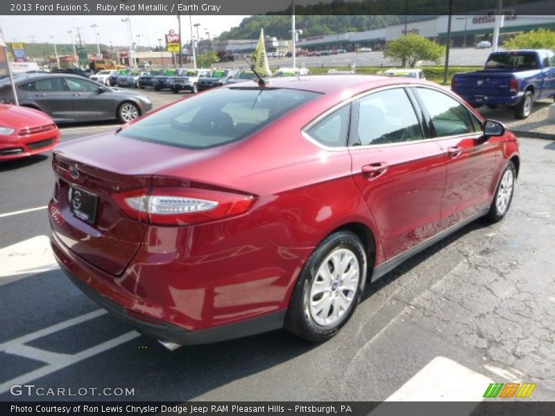 Ruby Red Metallic / Earth Gray 2013 Ford Fusion S