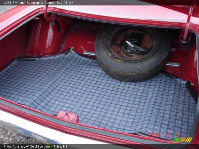 Red / Black 1968 Plymouth Roadrunner Coupe