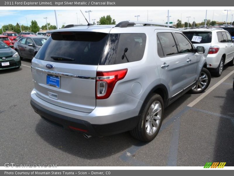 Ingot Silver Metallic / Charcoal Black 2011 Ford Explorer Limited