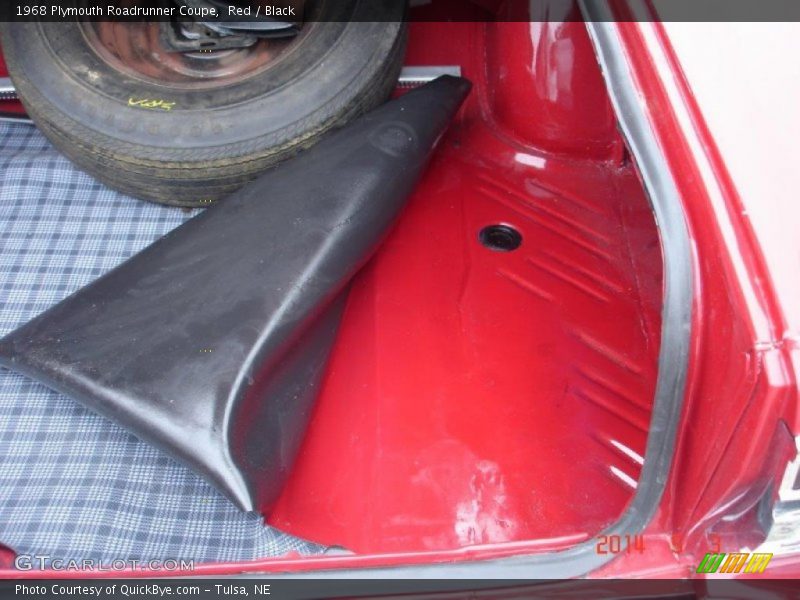 Red / Black 1968 Plymouth Roadrunner Coupe