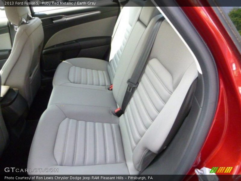Ruby Red Metallic / Earth Gray 2013 Ford Fusion S