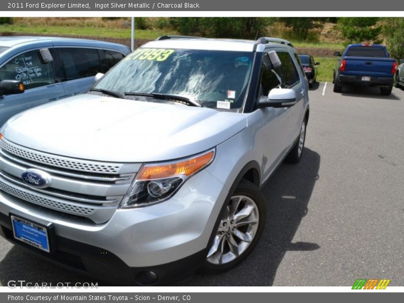 Ingot Silver Metallic / Charcoal Black 2011 Ford Explorer Limited