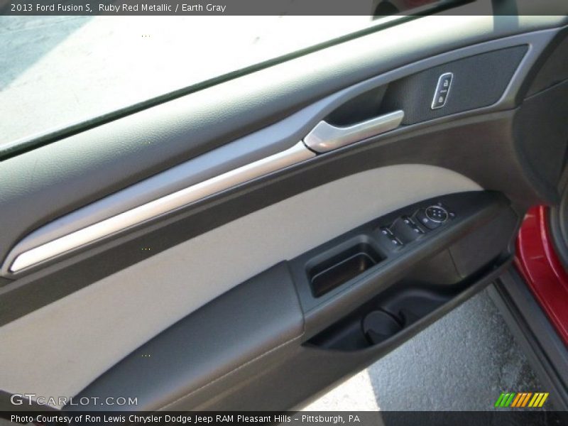 Ruby Red Metallic / Earth Gray 2013 Ford Fusion S