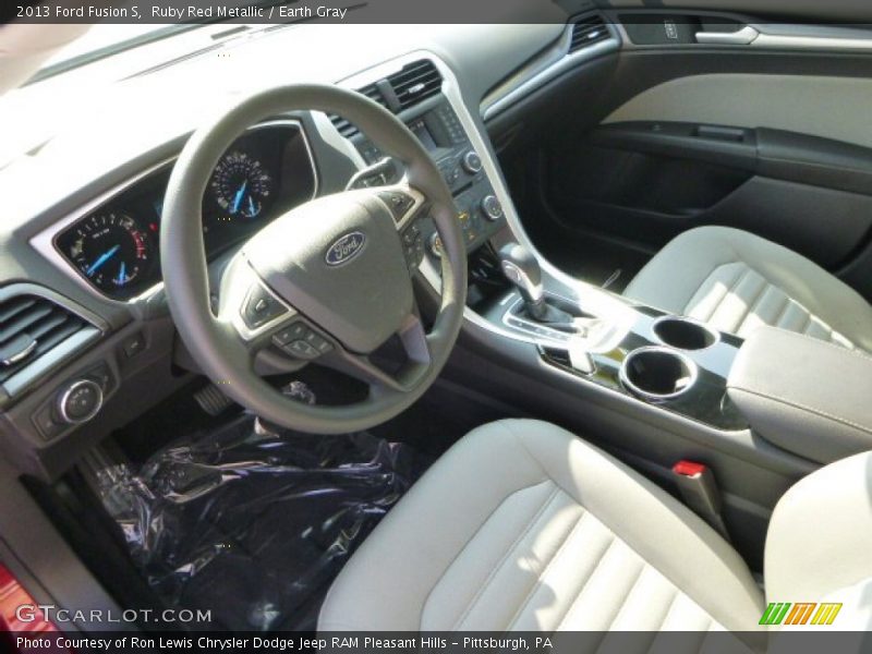 Ruby Red Metallic / Earth Gray 2013 Ford Fusion S