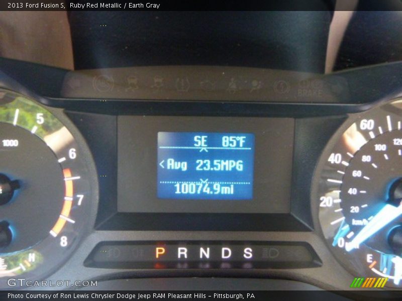 Ruby Red Metallic / Earth Gray 2013 Ford Fusion S