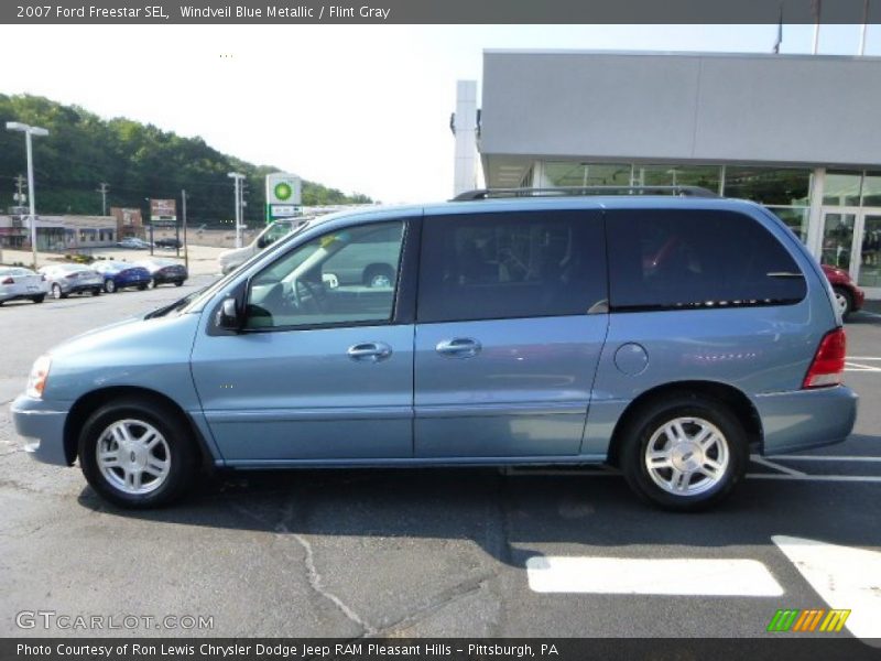 Windveil Blue Metallic / Flint Gray 2007 Ford Freestar SEL