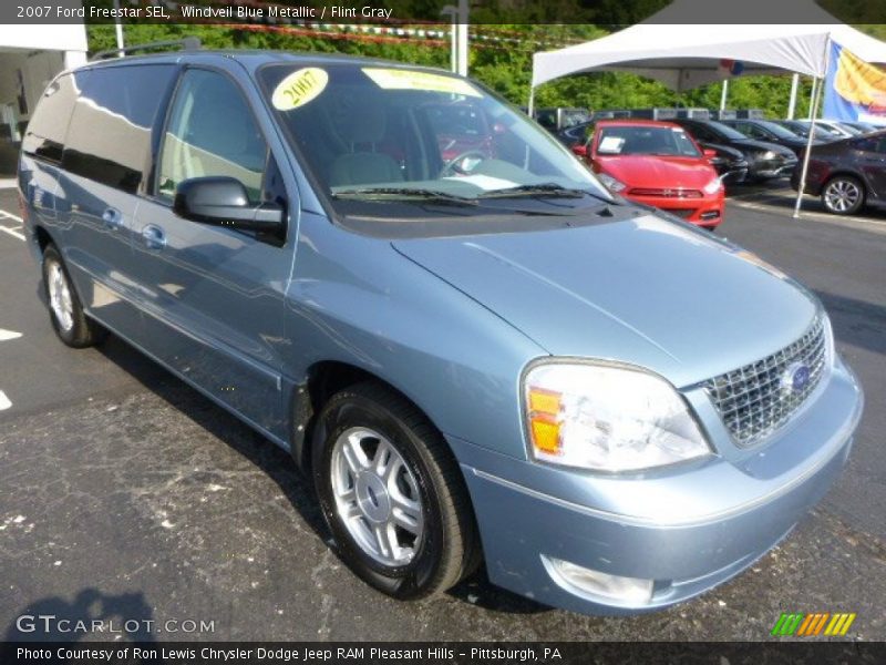 Windveil Blue Metallic / Flint Gray 2007 Ford Freestar SEL