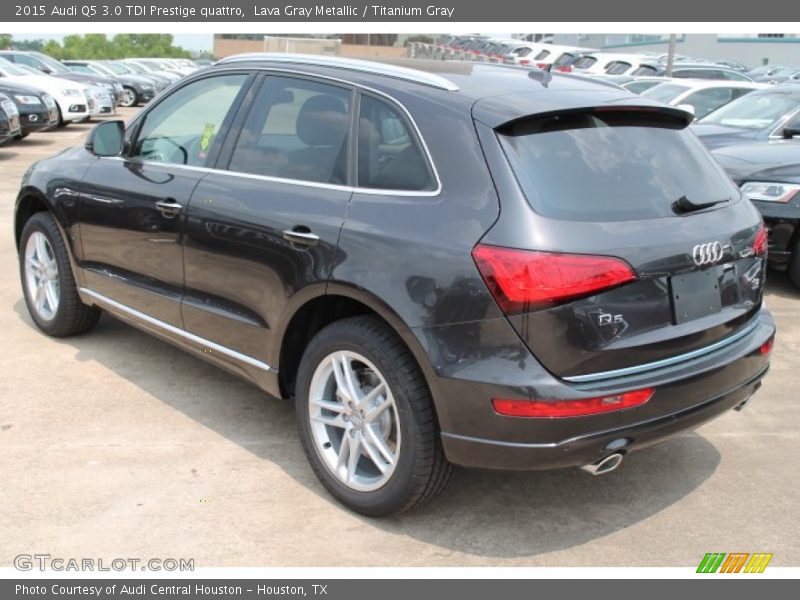 Lava Gray Metallic / Titanium Gray 2015 Audi Q5 3.0 TDI Prestige quattro