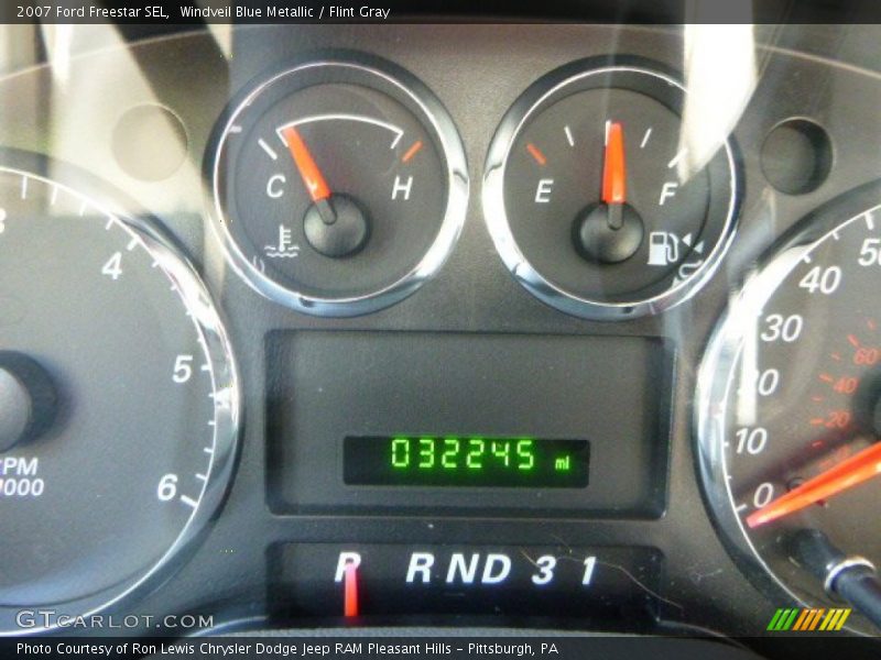 Windveil Blue Metallic / Flint Gray 2007 Ford Freestar SEL