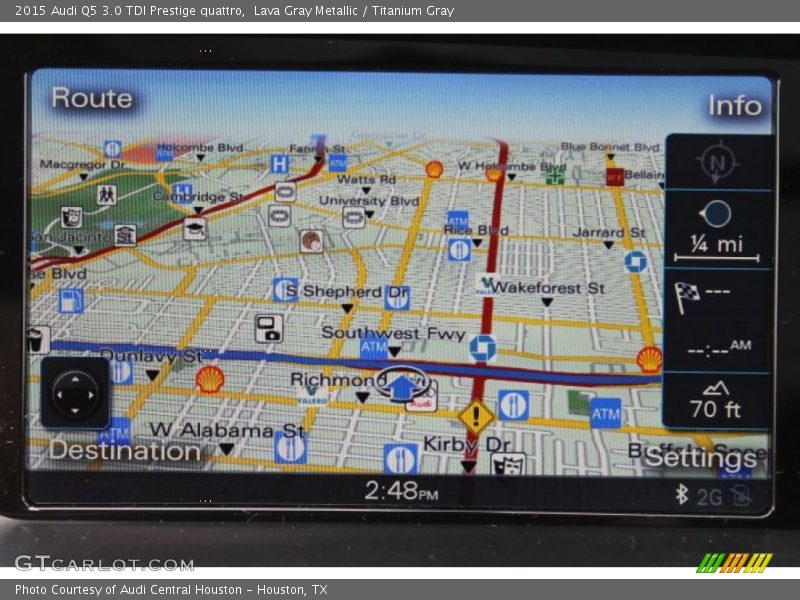 Navigation of 2015 Q5 3.0 TDI Prestige quattro