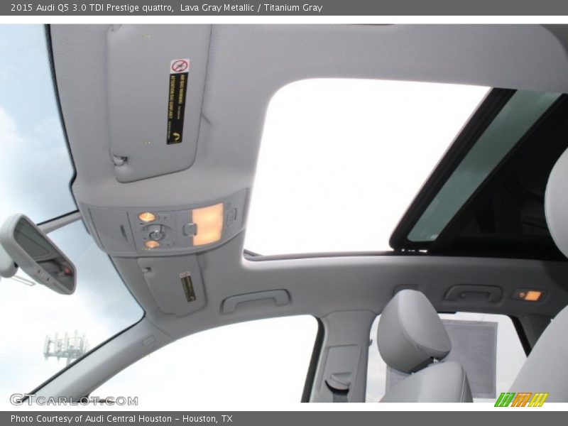Lava Gray Metallic / Titanium Gray 2015 Audi Q5 3.0 TDI Prestige quattro