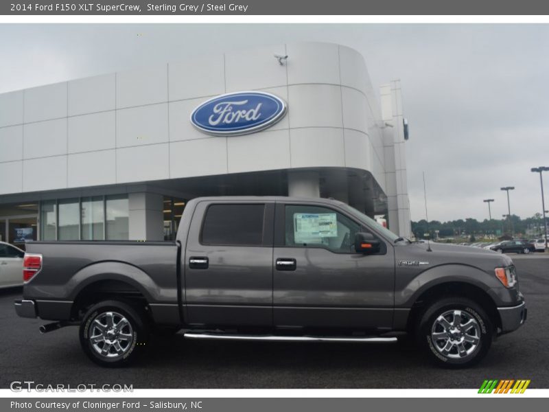 Sterling Grey / Steel Grey 2014 Ford F150 XLT SuperCrew