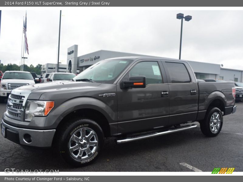 Sterling Grey / Steel Grey 2014 Ford F150 XLT SuperCrew