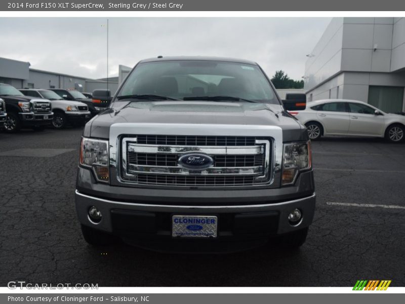 Sterling Grey / Steel Grey 2014 Ford F150 XLT SuperCrew