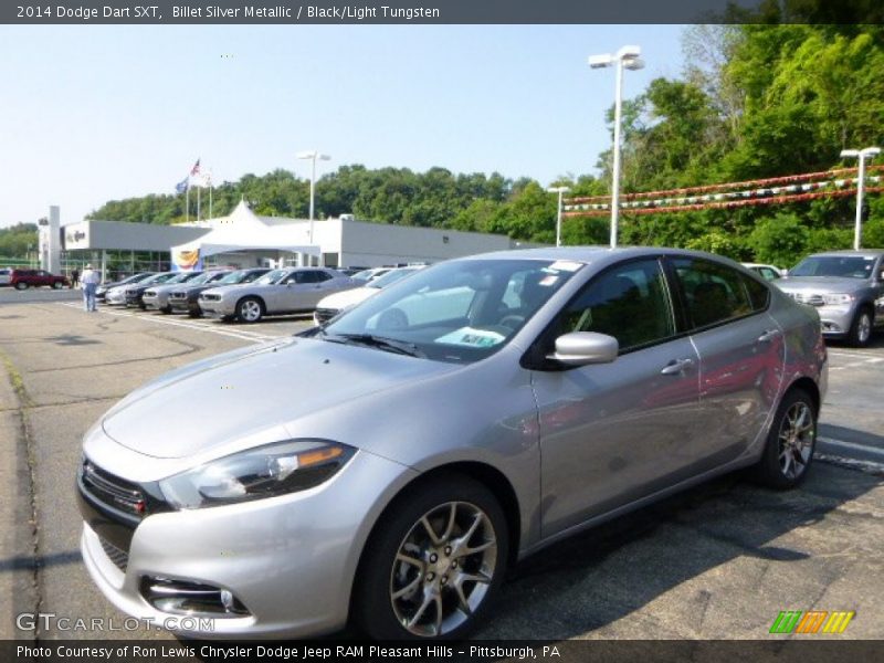 Billet Silver Metallic / Black/Light Tungsten 2014 Dodge Dart SXT