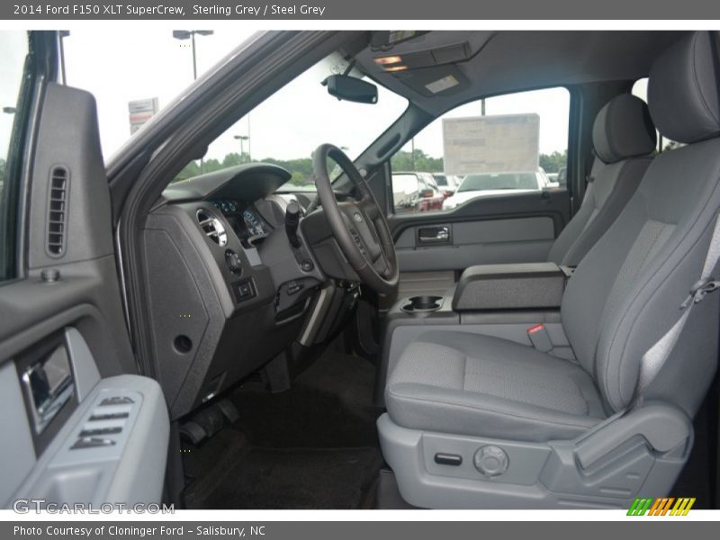 Sterling Grey / Steel Grey 2014 Ford F150 XLT SuperCrew