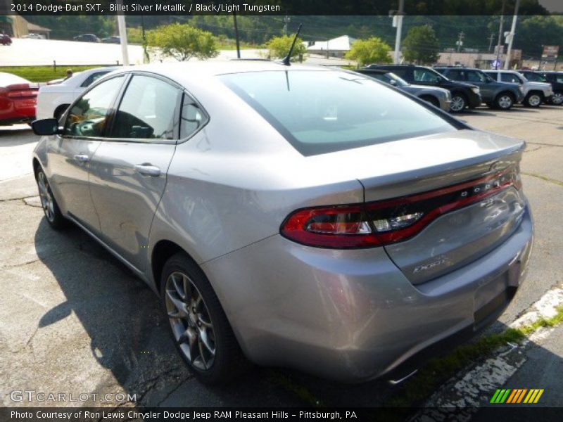 Billet Silver Metallic / Black/Light Tungsten 2014 Dodge Dart SXT