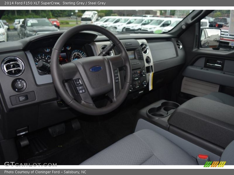 Sterling Grey / Steel Grey 2014 Ford F150 XLT SuperCrew