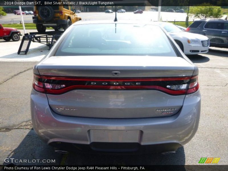 Billet Silver Metallic / Black/Light Tungsten 2014 Dodge Dart SXT