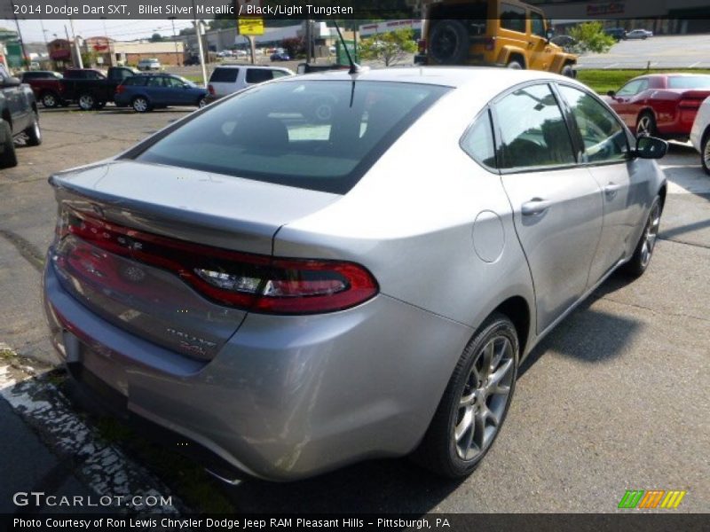 Billet Silver Metallic / Black/Light Tungsten 2014 Dodge Dart SXT