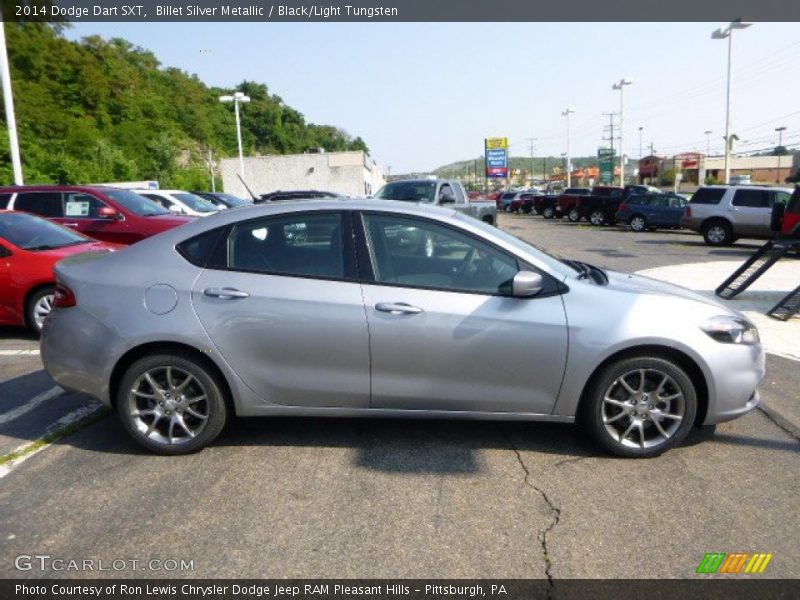 Billet Silver Metallic / Black/Light Tungsten 2014 Dodge Dart SXT