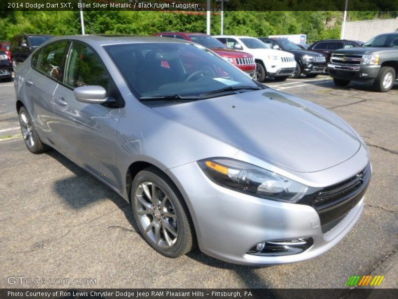 Billet Silver Metallic / Black/Light Tungsten 2014 Dodge Dart SXT