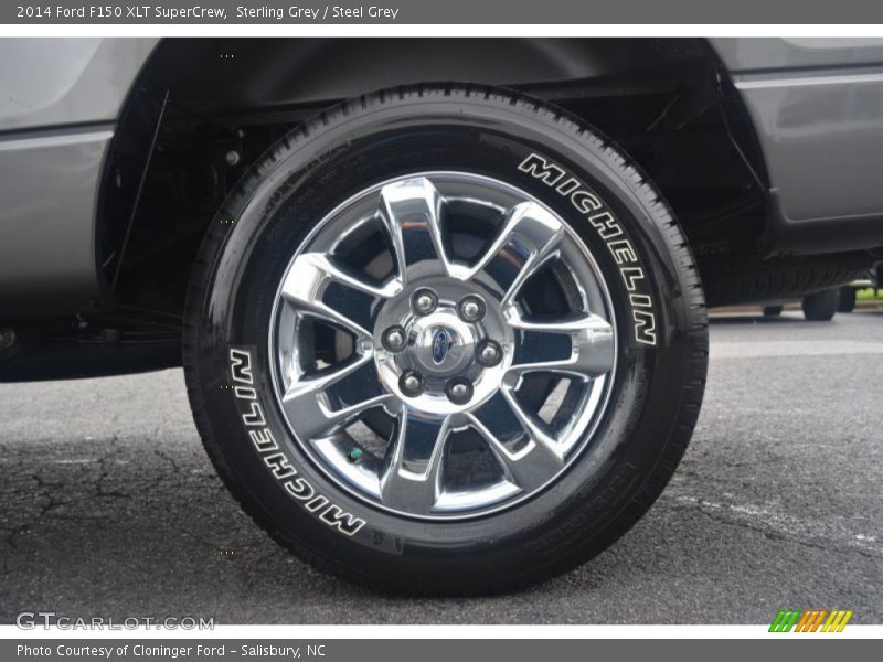 Sterling Grey / Steel Grey 2014 Ford F150 XLT SuperCrew